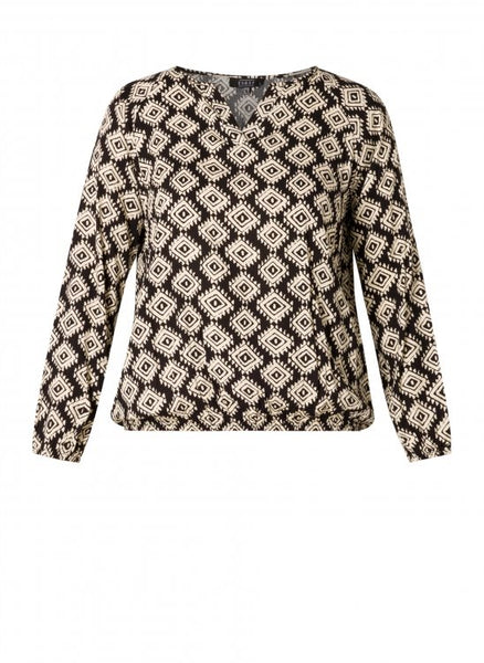 Blouse 14021 Zwart