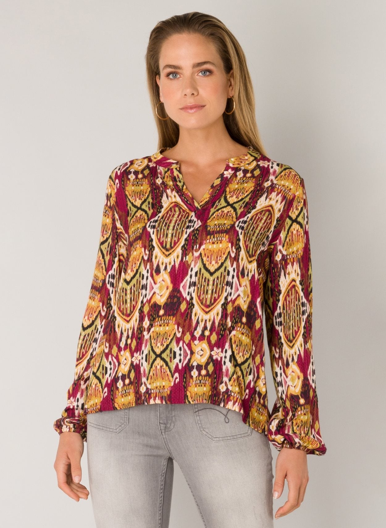 Blouse 14348 Bordeau