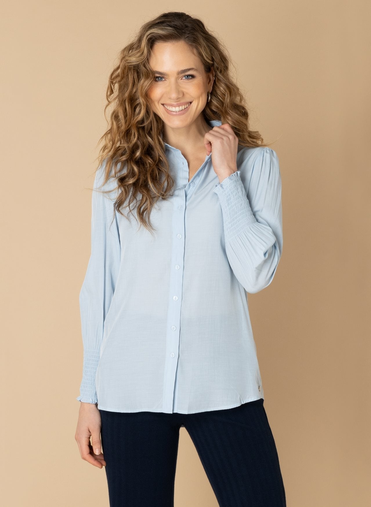 Blouse 16425 Blauw