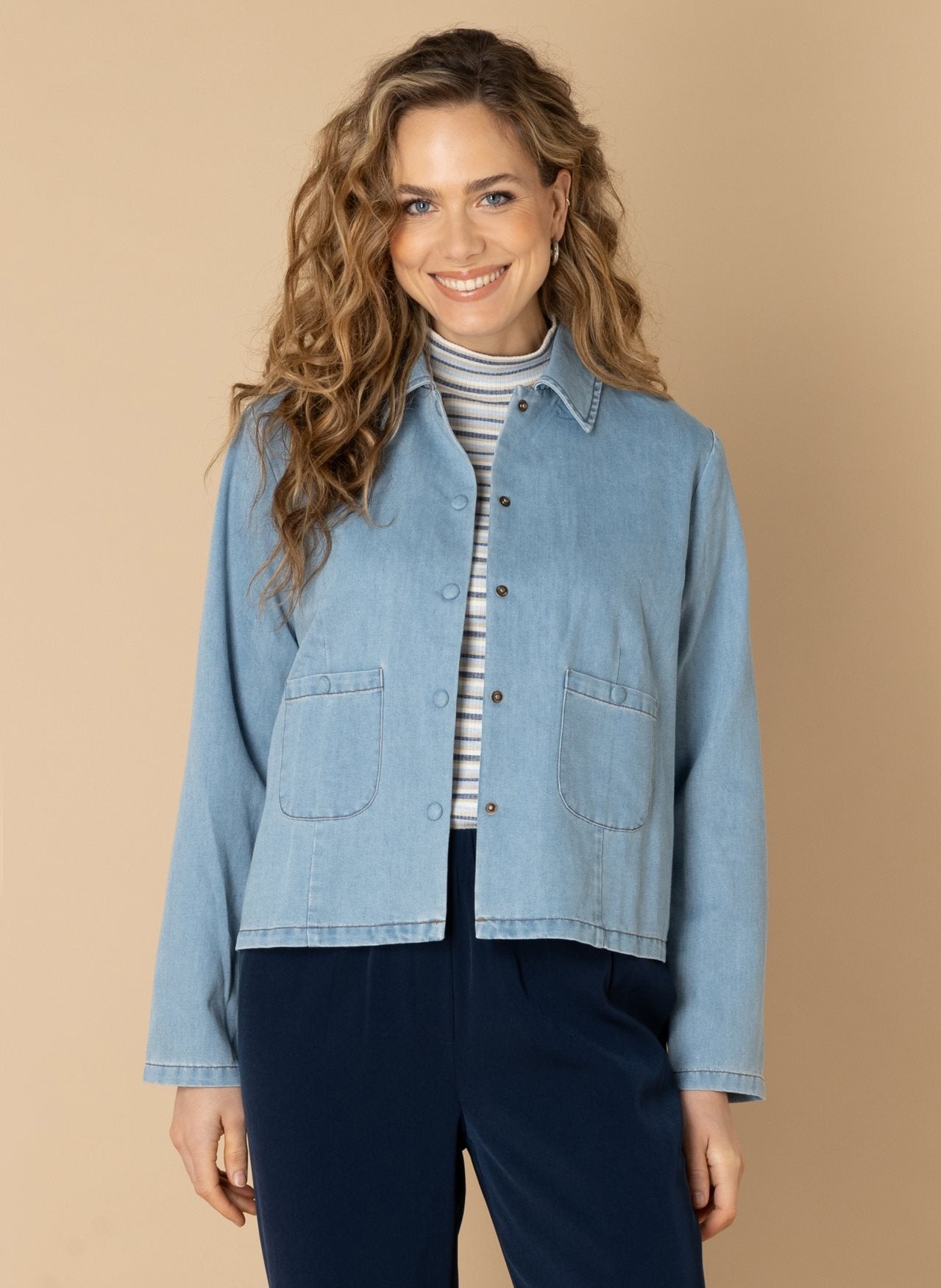 Blouse 16426 Denim