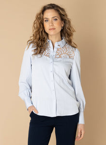 Blouse 16428 Blauw