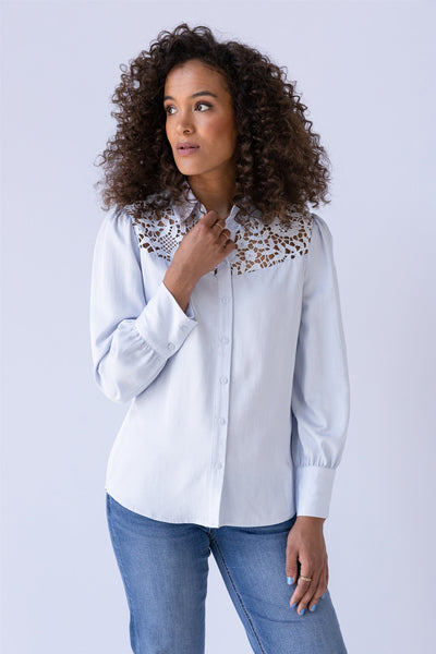 Blouse 16428 Blauw