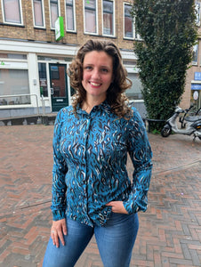 Blouse 17277 Petrol