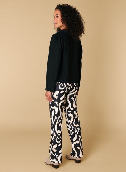 Blouse 17410 Zwart