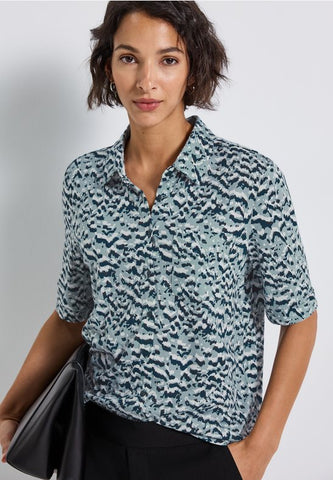 Blouse 17428 Blue