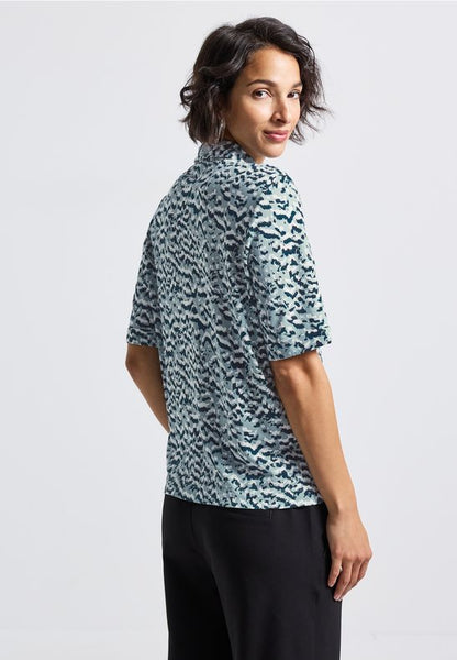 Blouse 17428 Blue