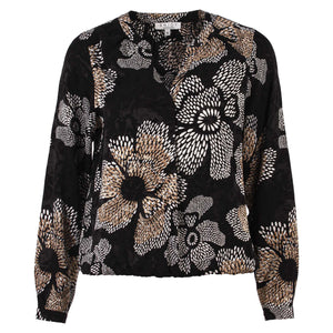 Blouse 17510 Zwart
