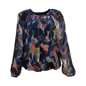 Blouse 17741 Blauw