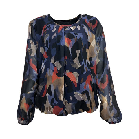 Blouse 17741 Blauw
