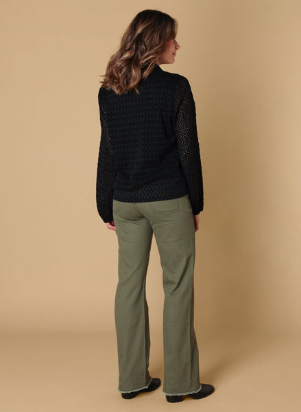 Blouse 17766 Zwart
