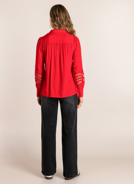 Blouse 17982 Rood