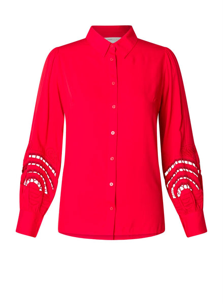 Blouse 17982 Rood