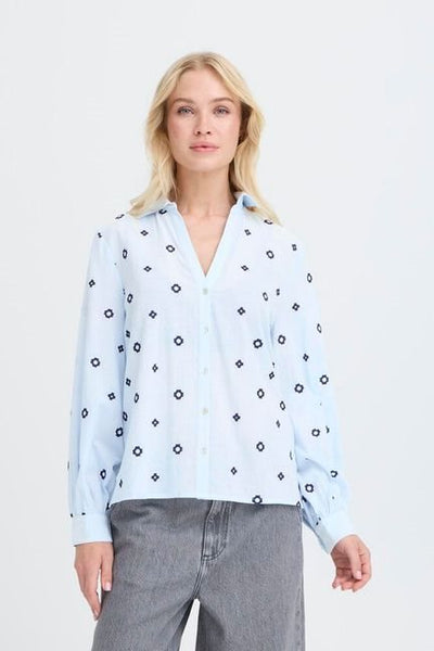 Blouse 18007 Blauw