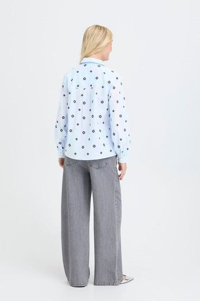 Blouse 18007 Blauw