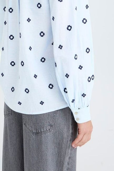 Blouse 18007 Blauw