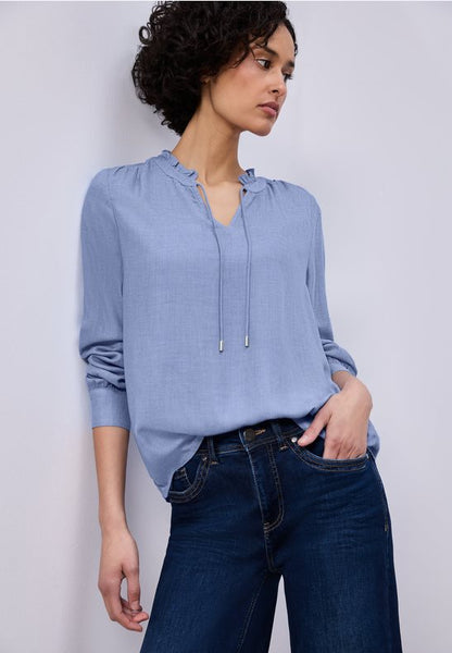 Blouse 18077 Blauw