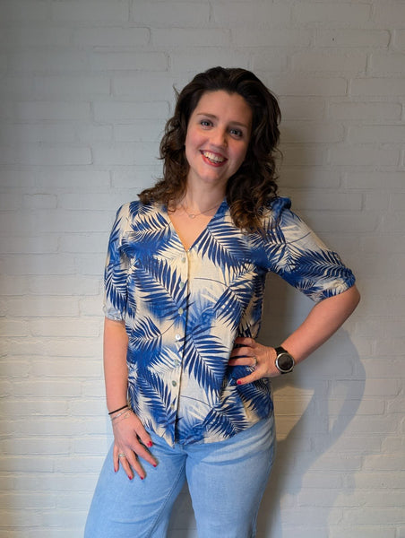 Blouse 18098 Donkerblauw