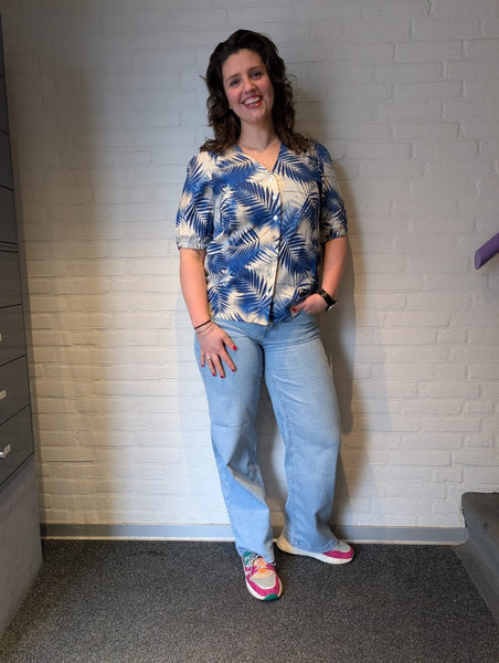 Blouse 18098 Donkerblauw