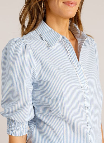 Blouse 18122 Blauw