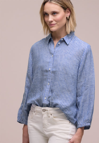 Blouse 18340 Blauw