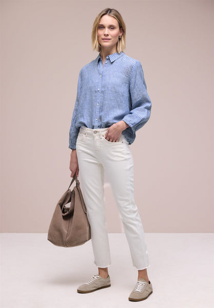Blouse 18340 Blauw