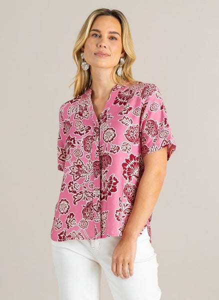 Blouse 18398 Roze