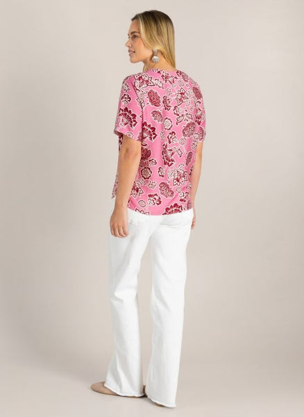 Blouse 18398 Roze