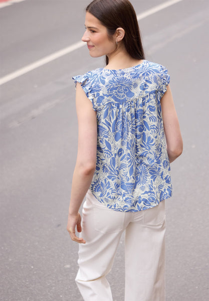 Blouse 18430 Blauw