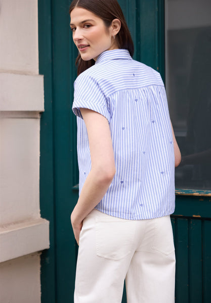 Blouse 18431 Blauw