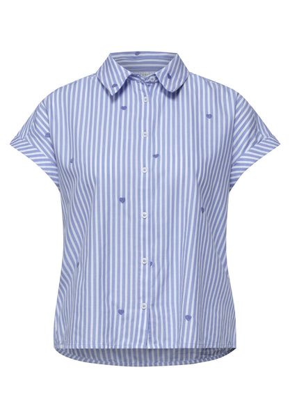 Blouse 18431 Blauw
