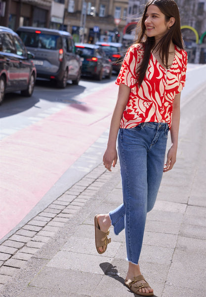 Blouse 18432 Rood
