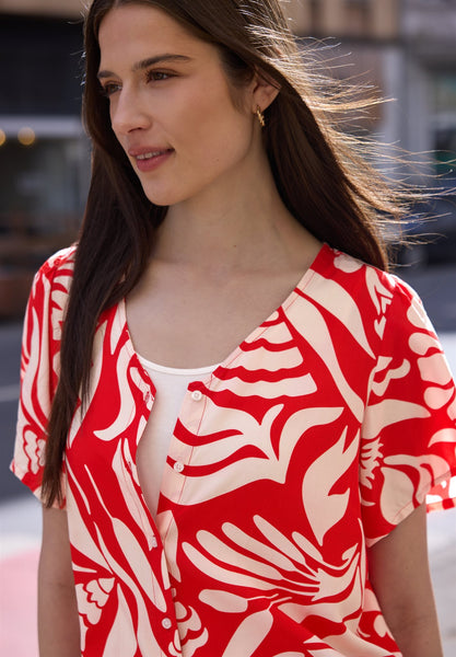Blouse 18432 Rood