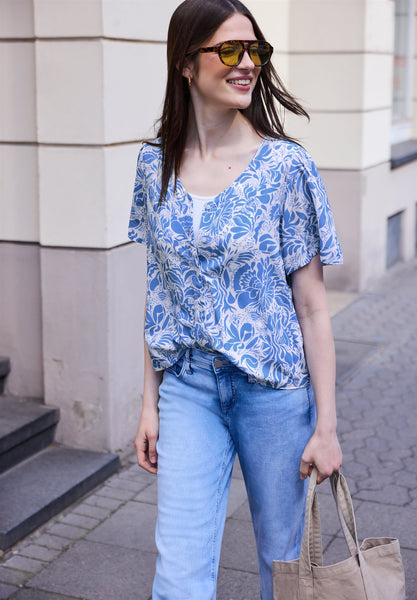 Blouse 18433 Blauw