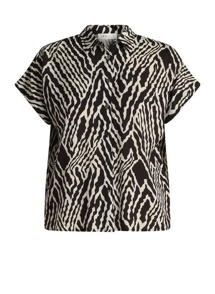 Blouse 18670 Zwart