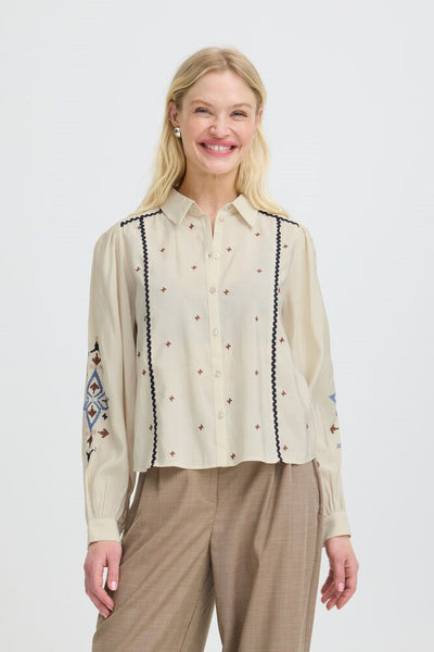 Blouse 18856 Ecru