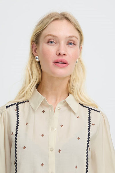 Blouse 18856 Ecru