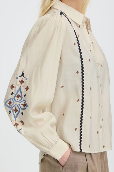 Blouse 18856 Ecru