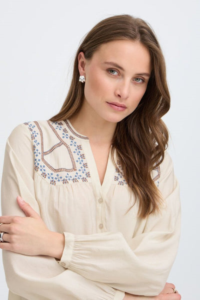 Blouse 18907 Ecru