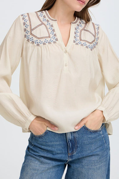 Blouse 18907 Ecru