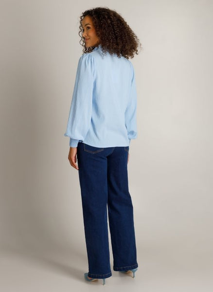 Blouse 18976 Blue