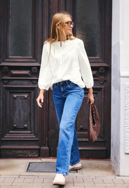 Blouse 18987 Ecru