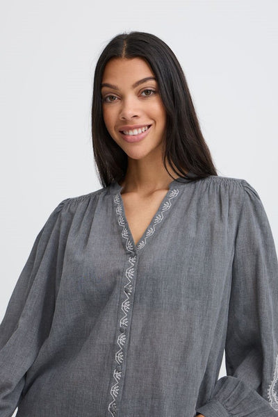 Blouse 19068 Grijs