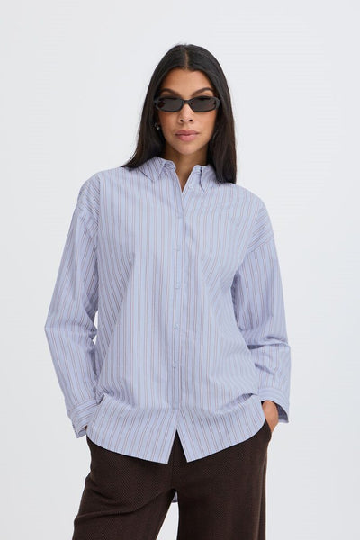 Blouse 19137 Blue