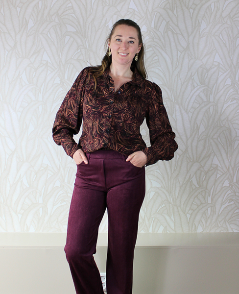 Blouse 19201 Bordeaux