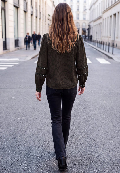 Blouse 19373 Bruin