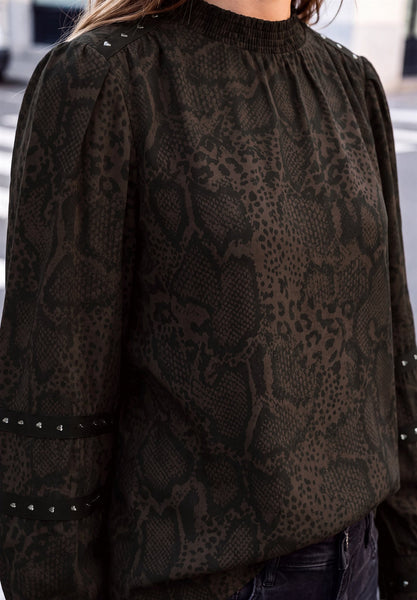 Blouse 19373 Bruin