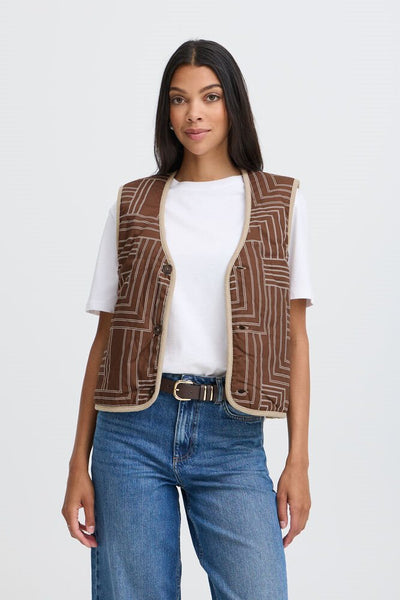 Bodywarmer 19136 Zand