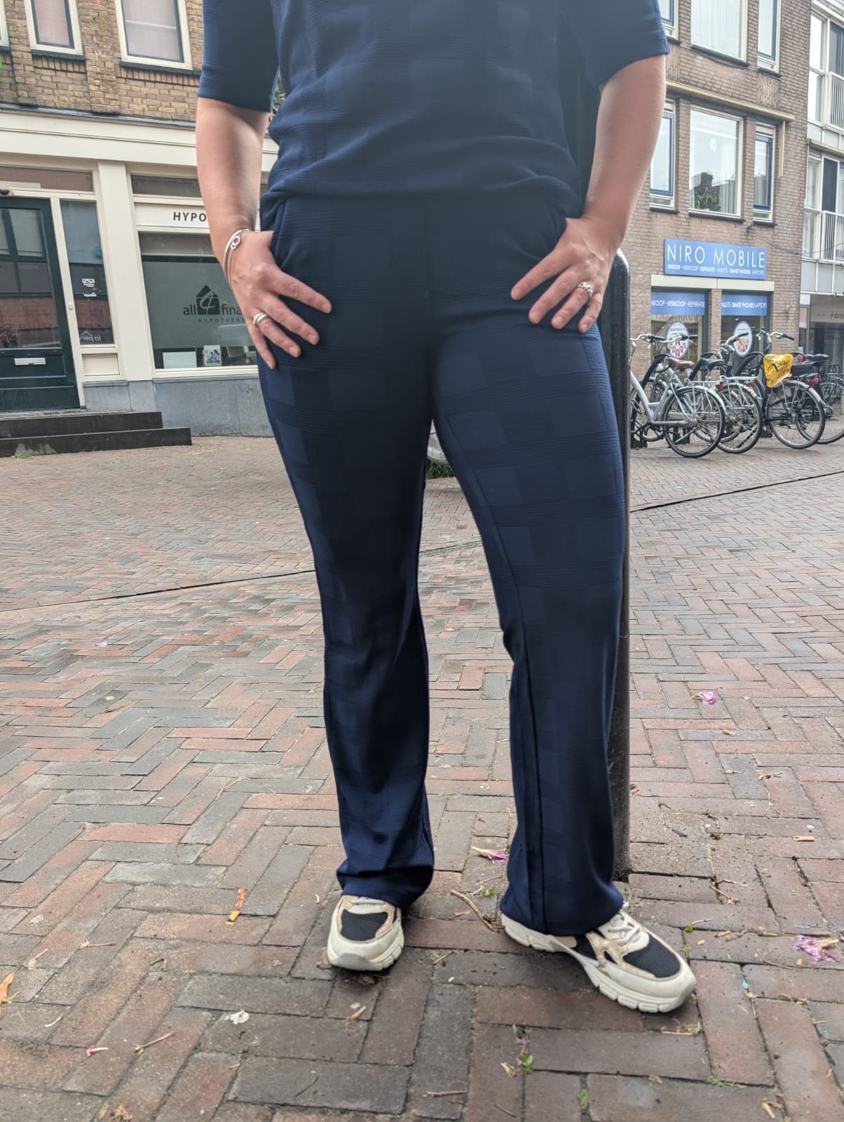 Broek 17279 Donkerblauw