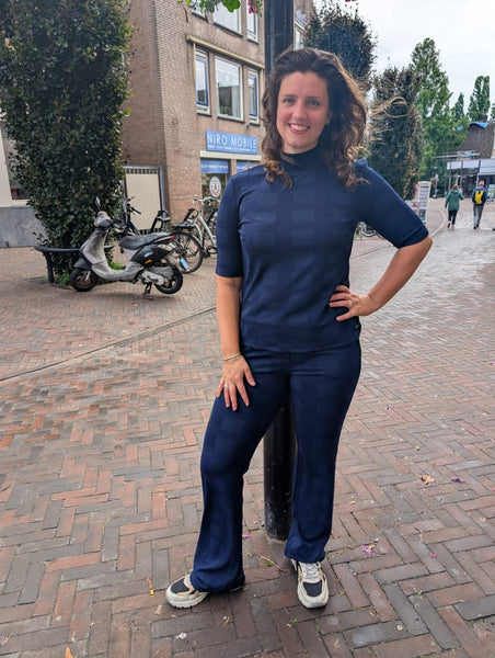 Broek 17279 Donkerblauw