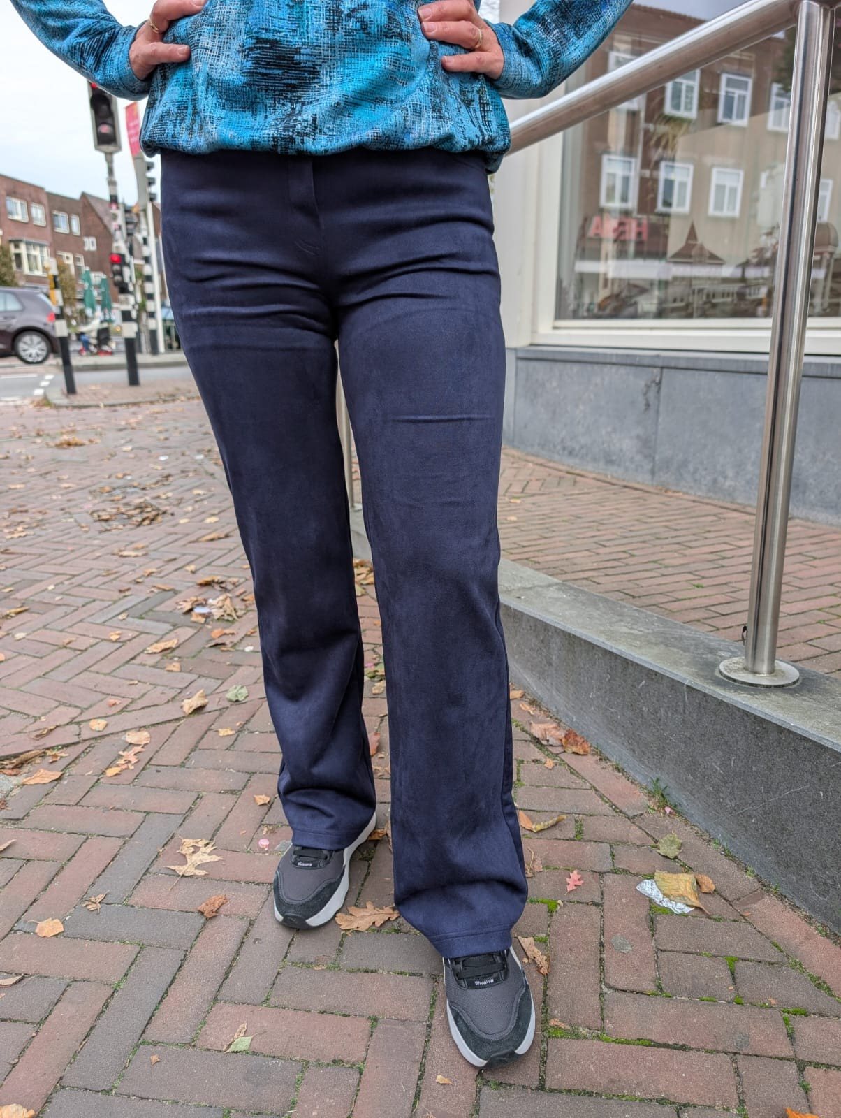 Broek 17683 Donkerblauw